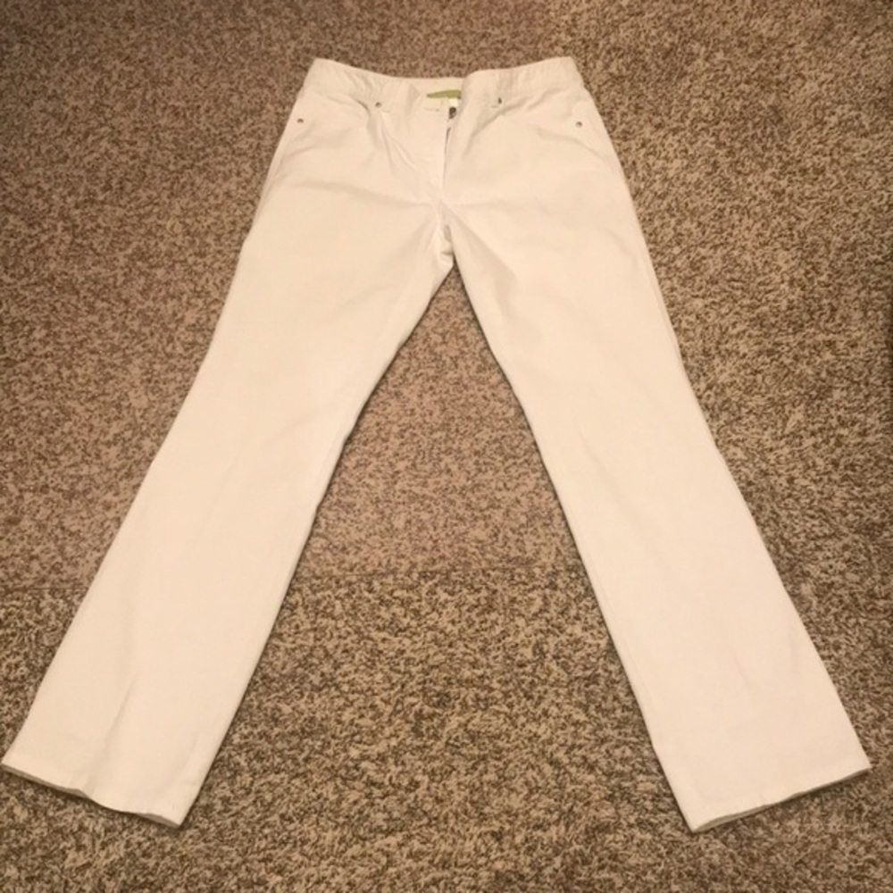 Sigrid Olsen White Denim Pants